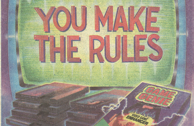 Game Genie ad from 1992