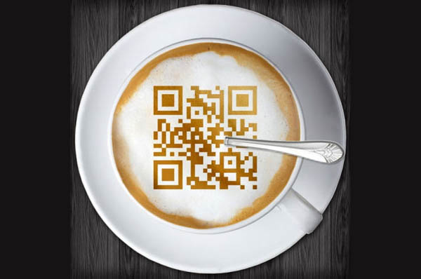 Coffee inspirational QR code
