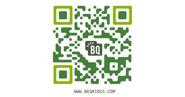BQ beautiful QR code example