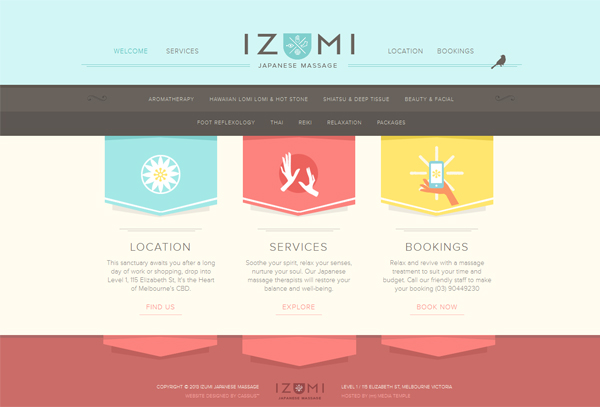 Izumi Massage - Washed Out/ Pastel Web Inspiration
