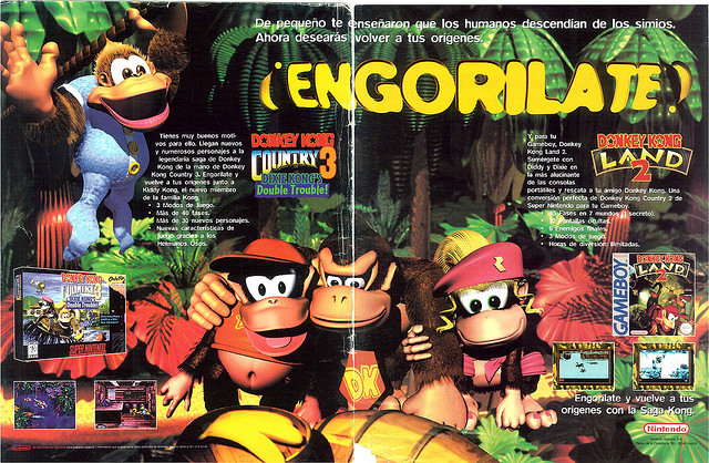Magazine Spread for DKC3 and Donkey Kong Land GBC