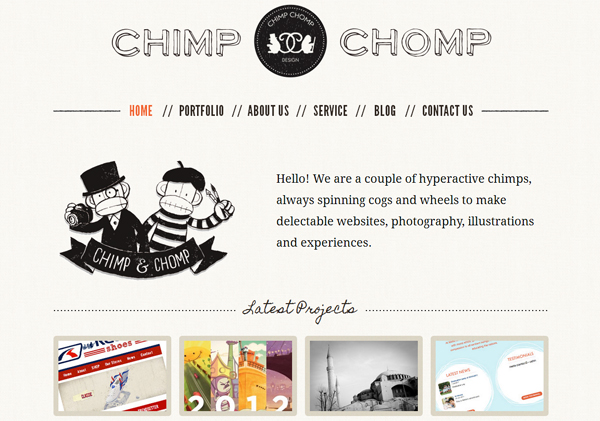 Chimp Chomp - Washed Out/ Pastel Web Inspiration