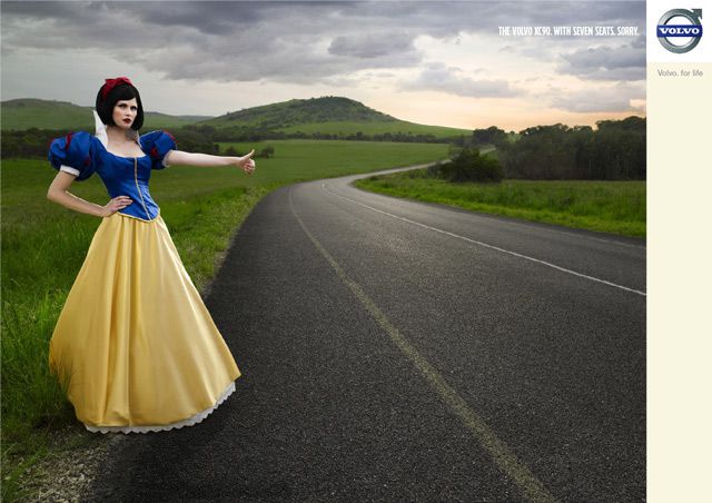 Volvo XC90 digital ad fairy tales inspired