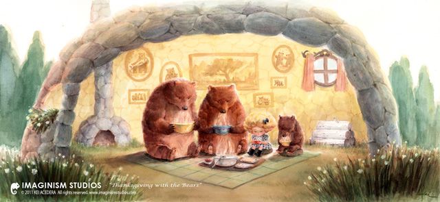 Thanksgiving with the Bears ads inspired by fairy tales