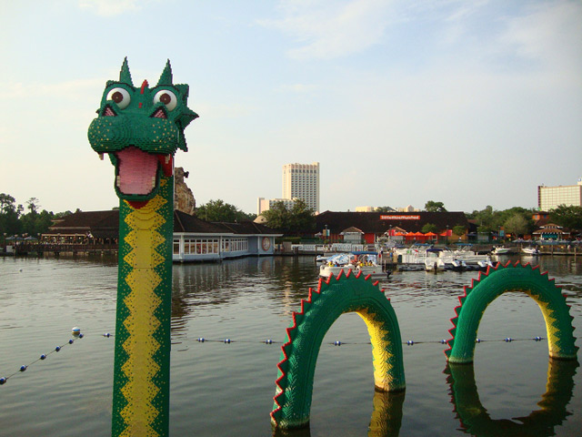 Lego Dragon sculpture
