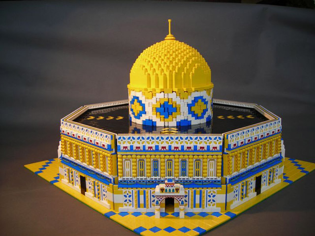 Dome of the Rock Lego sculpture
