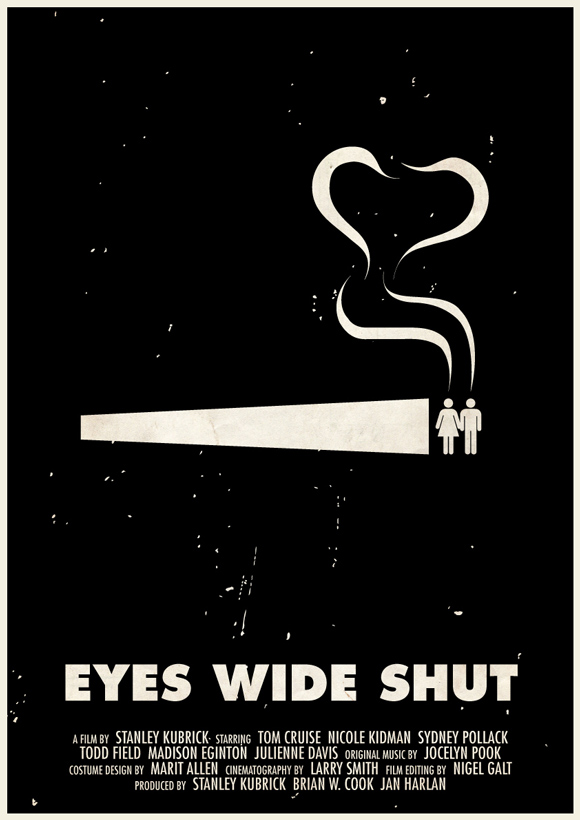 Eyes Wide Shut pictogram poster inspiration movie