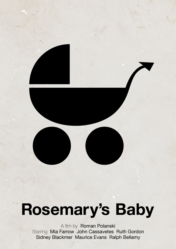 Rosemary's Baby pictogram poster inspiration movie