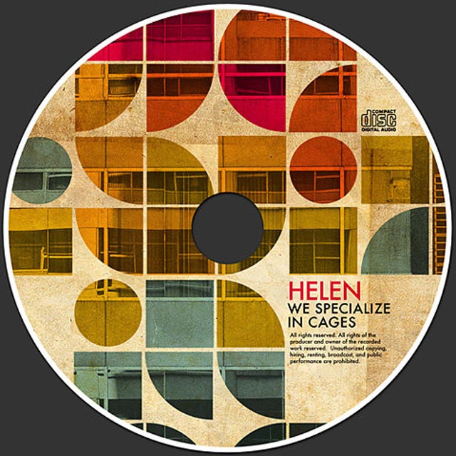 Helen cd example typography cover of cd design