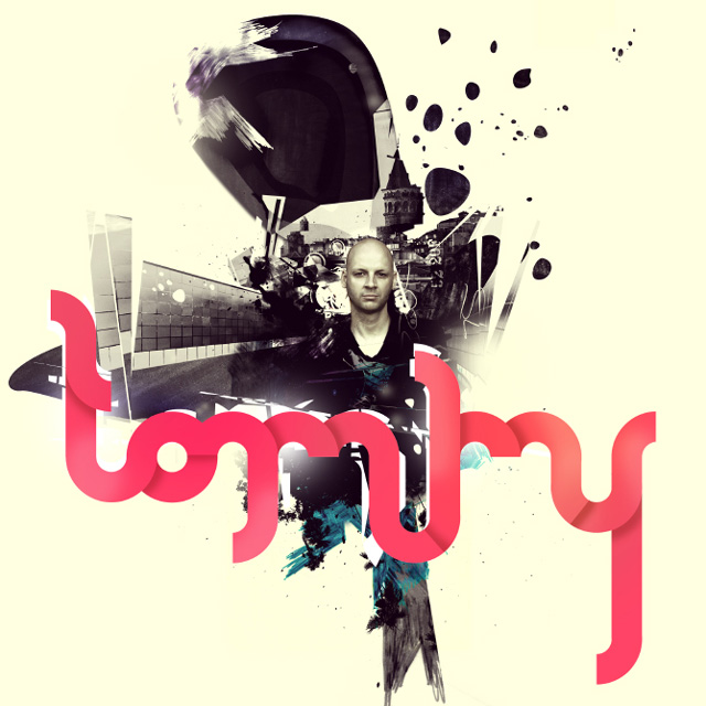 Tommy Single Cover Art example typography cover of cd design