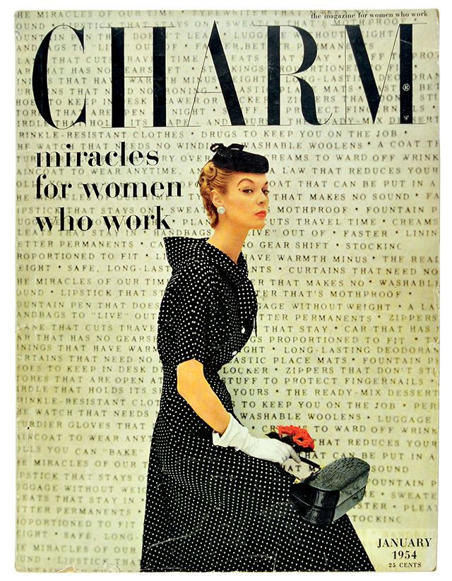 Charm cover, 1954