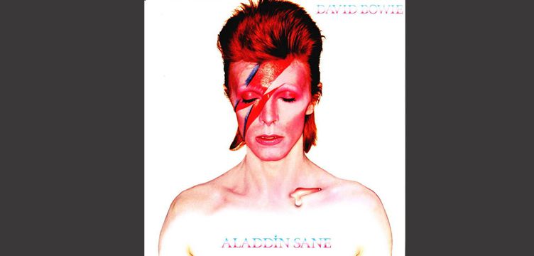 Aladdin Sane album cover art David Bowie