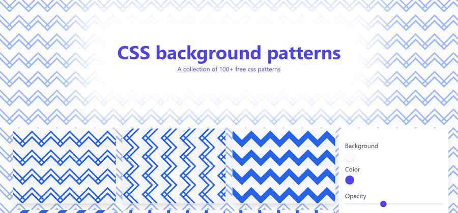 CSS background patterns