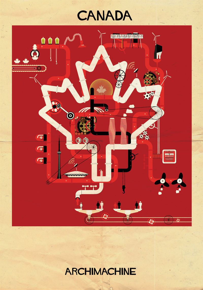 machine illustrations Canada