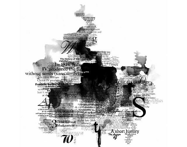 Black and White Typography