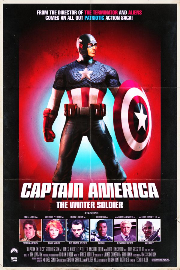 Captain America different time and place movie poster