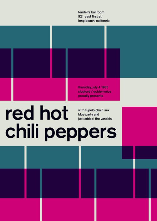 Red Hot Chili Peppers poster
