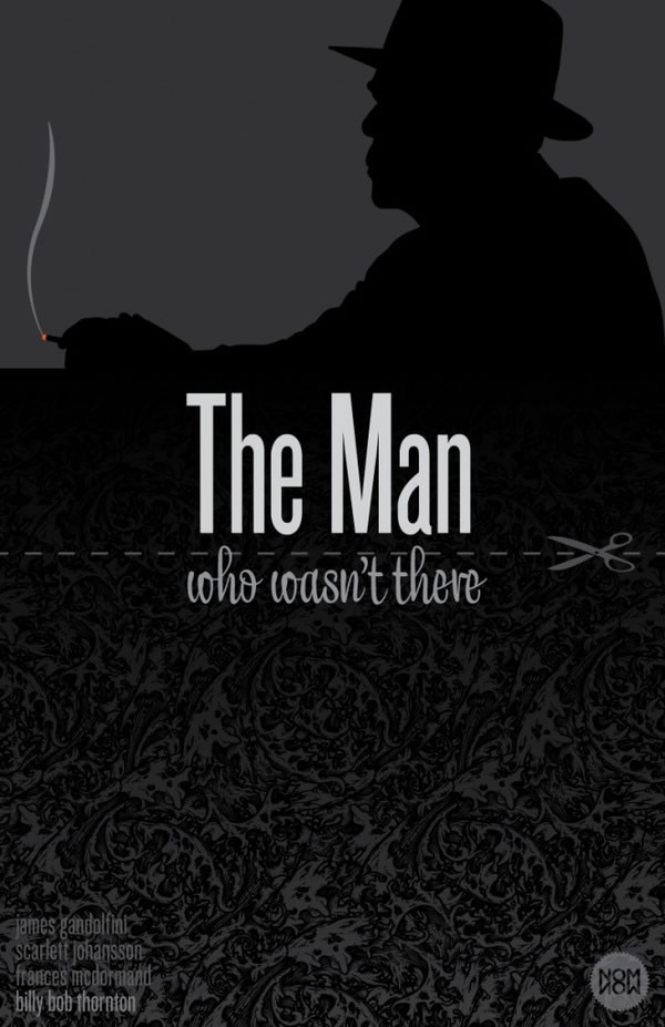 the man who wasnt there Coen Brothers Poster Series