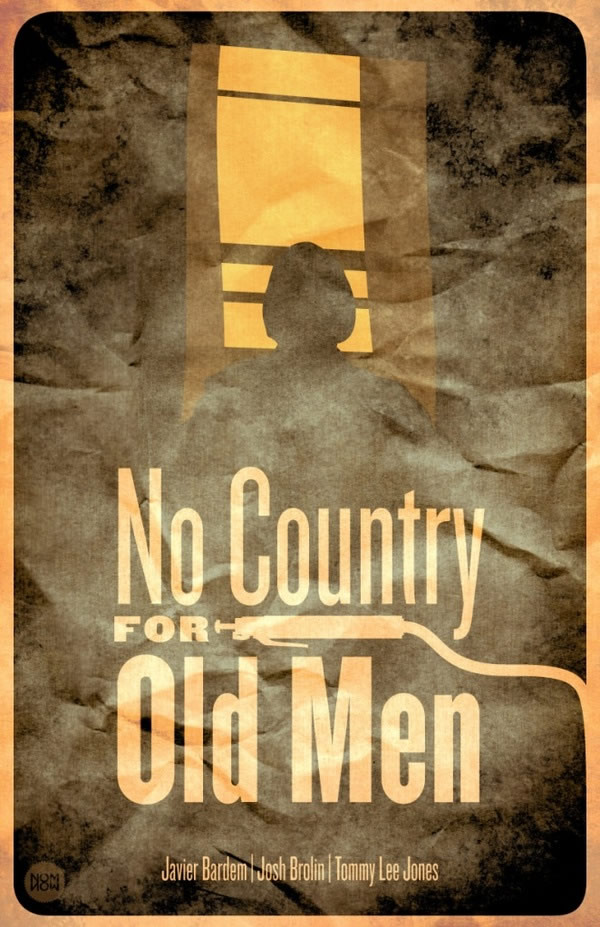 no country for old men Coen Brothers Movie Poster Redux
