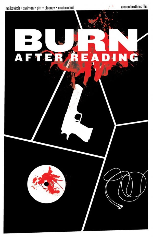 burn after reading Coen Brothers Poster Series