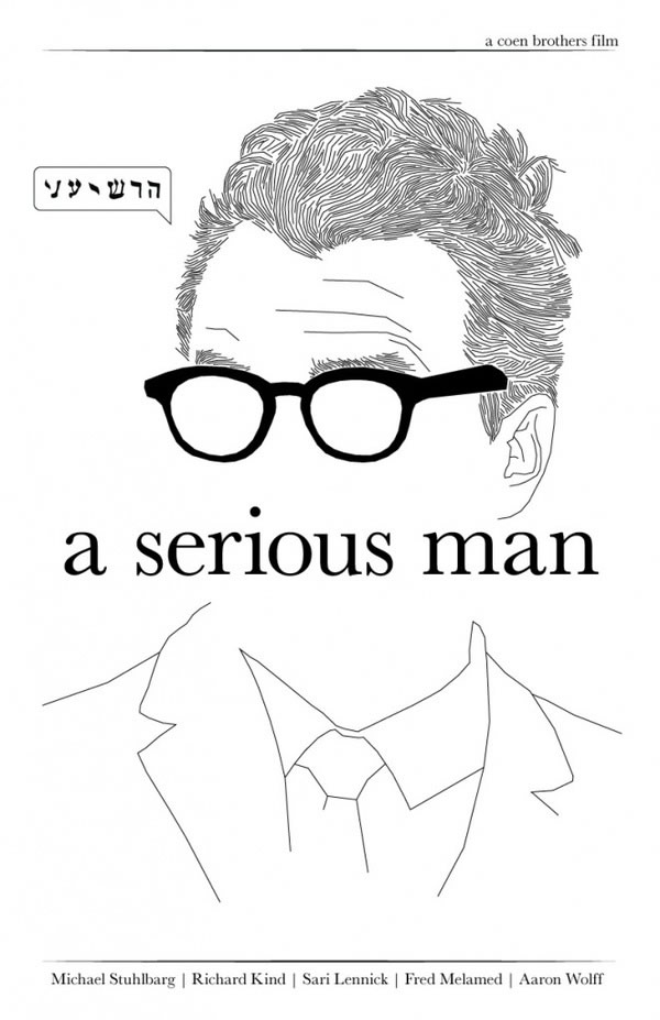 a serious man Coen Brothers Movie Poster Redux