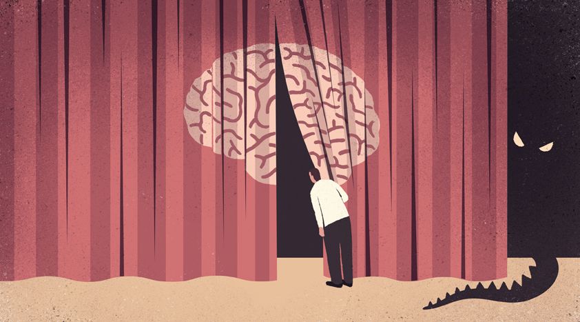 conceptual illustrations Diagnosing Alzheimer