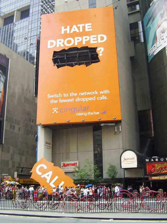 creative billboard Hate Dropped Calls?