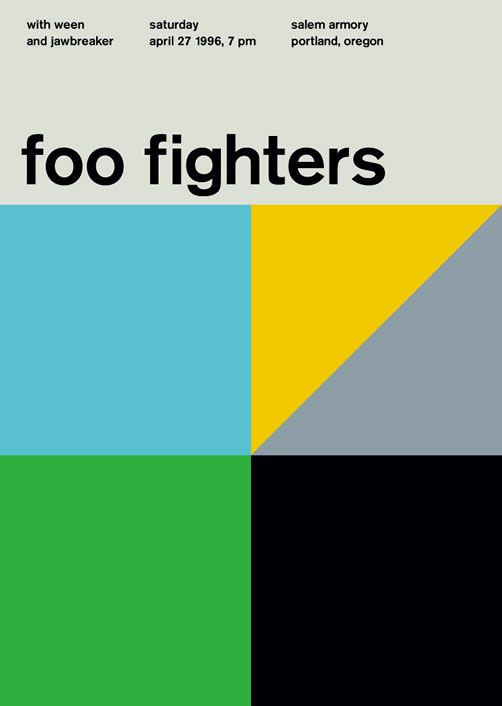Foo Fighters poster