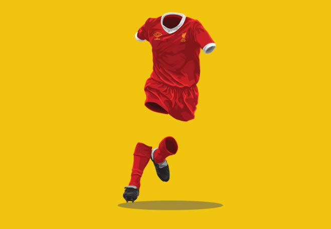 Liverpool 1979-1979 football kit illustration ghost