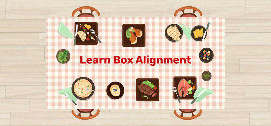 Learn Box Alignment web-based tool free web design example