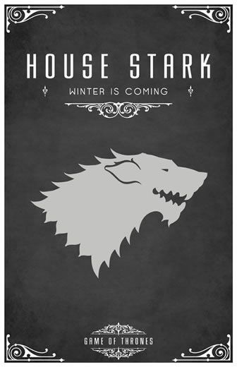 Game of Thrones Poster ilustrated series