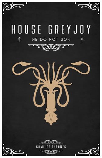 Game of Thrones Poster ilustrated series