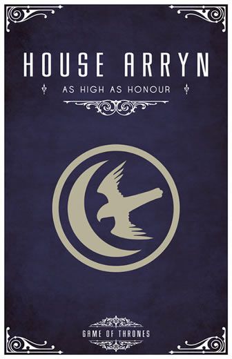 Poster Game of Thrones ilustrated series