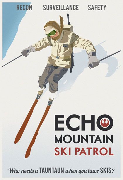 poster travel star wars hoth
