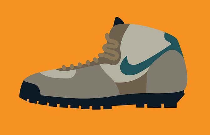 the evolution of nike footwear posters Approach 1970s