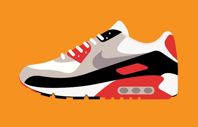the evolution nike trainers Air Max 1990
