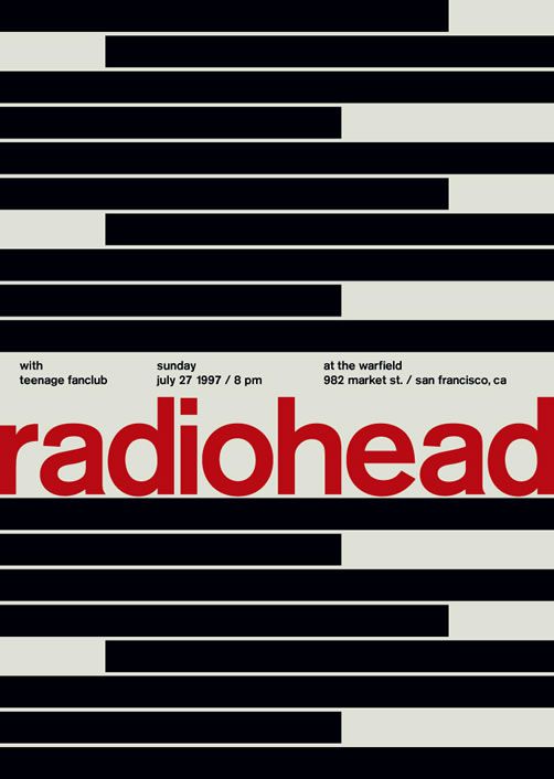 Radiohead poster