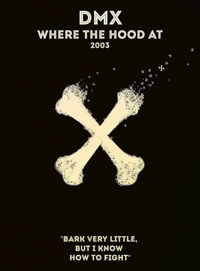 DMX - Where the Hood At Rap Poster Series