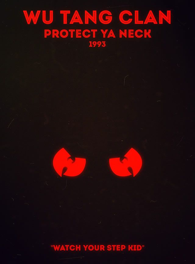 Wu Tang Clan - Protect Ya Neck Rap Poster Series