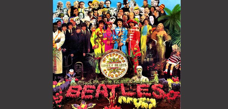 Sgt Peppers Lonely Hearts Club Band album cover art The Beatles