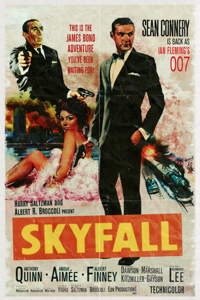 Skyfall alternative movie poster Peter Stults