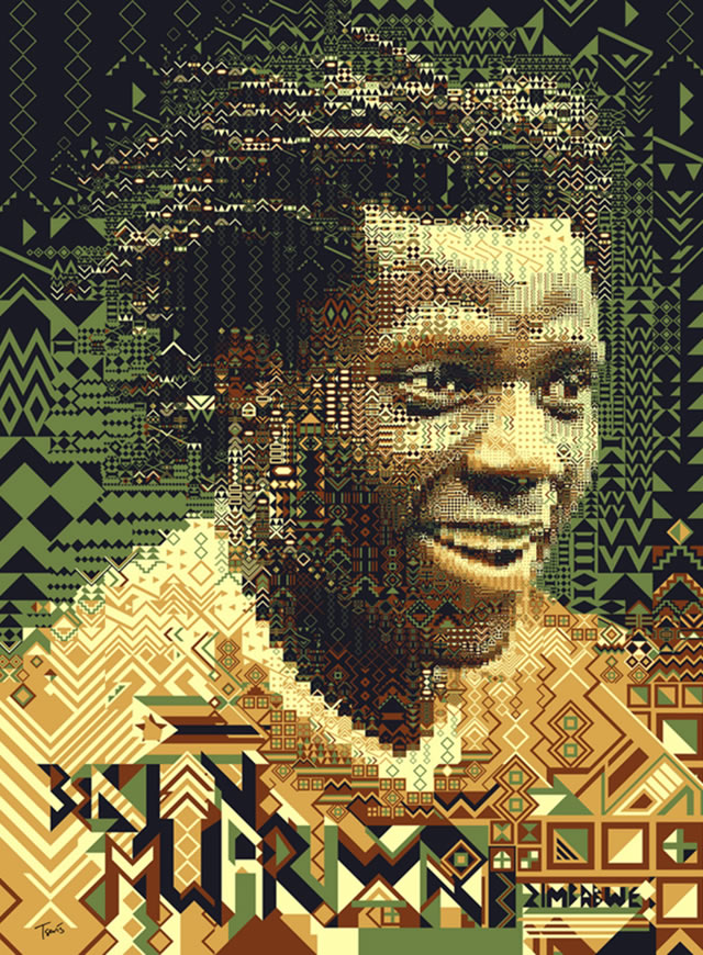 Benjani Mwaruwari (Zimbabwe) - World Cup 2010