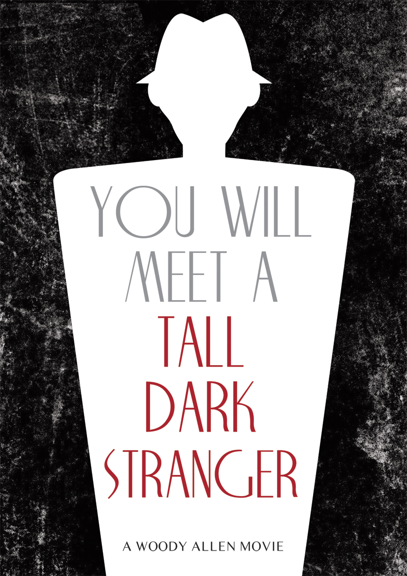 you will meet a tall dark stranger movie poster by woody allen