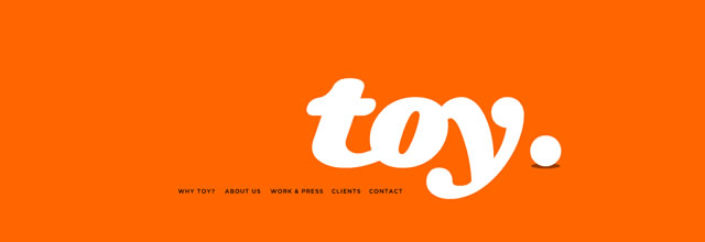 Toy NY bright orange web site