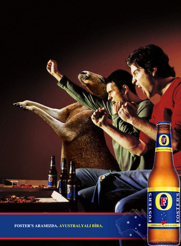 Fosters Advertising humourous ads beer imaginative funny