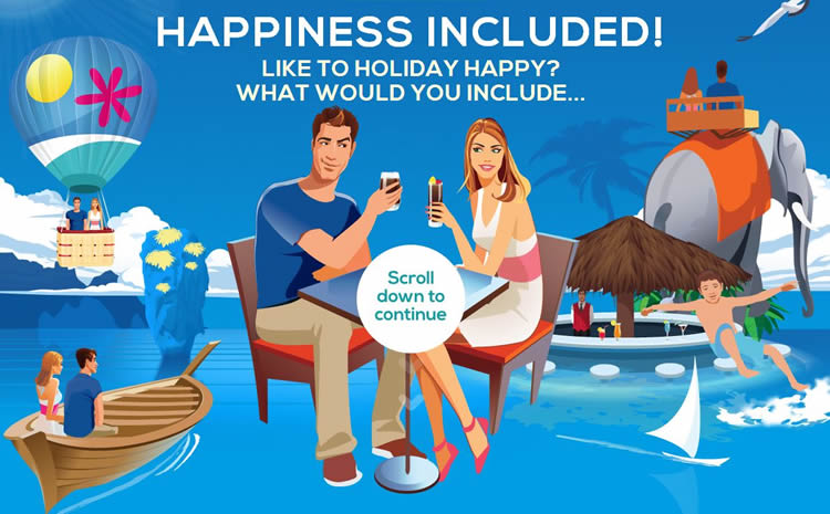 Happiness Included is an inspiring HTML5 Website