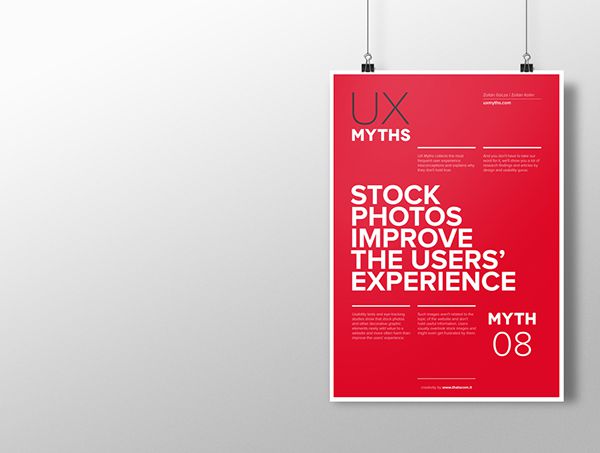 Myth 8: Stock photos improve the users' experience